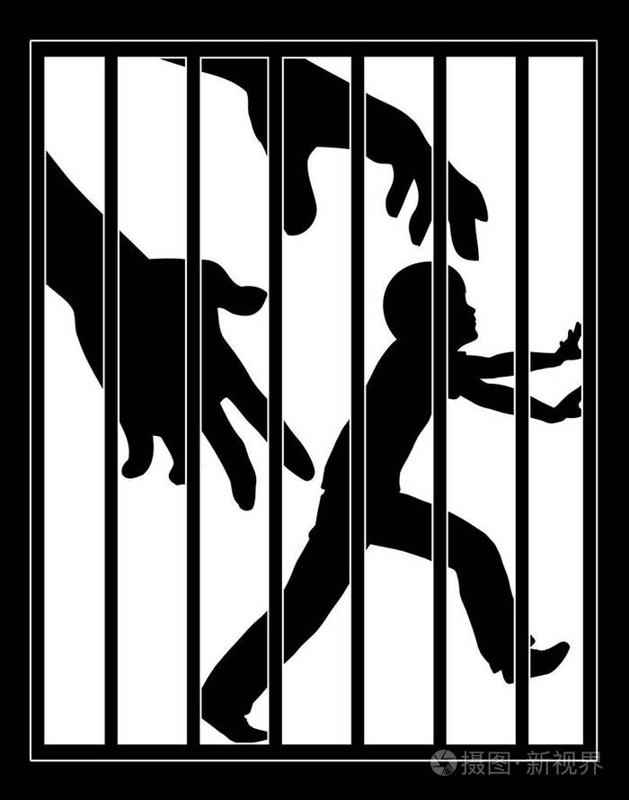 儿童幽闭恐惧症 惊恐中被困在密闭空间的青少年照片 正版商用图片0buxjm 摄图新视界