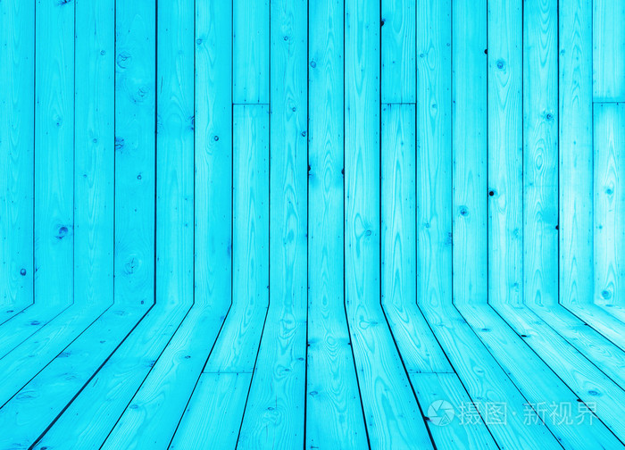 蓝色的木材纹理背景