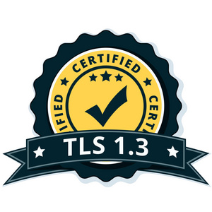 Tls 1.3 认证的标签与黑丝带, 载体, 例证