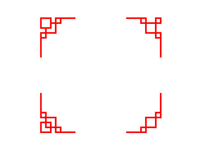 古典风格的中国线角集图片