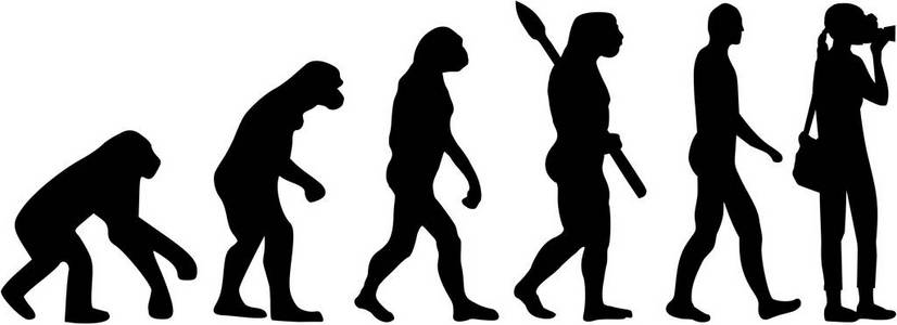 女性摄影师的进化照片