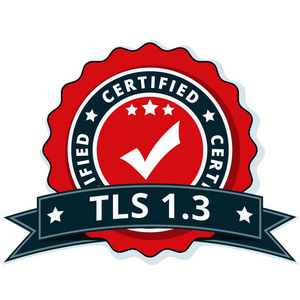 Tls 1.3 认证的标签与黑丝带, 载体, 例证