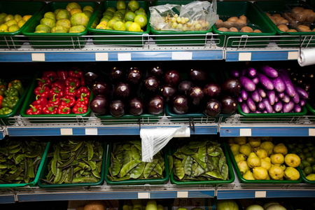 蔬菜和水果超市