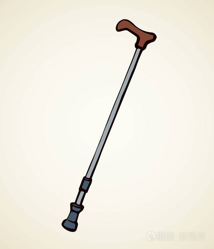 拐杖.矢量绘图插画-正版商用图片0bw0rg-摄图新视界
