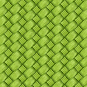 竹绿色编织纹理和背景矢量