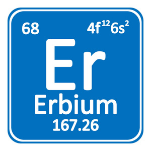元素周期表元素铒图标