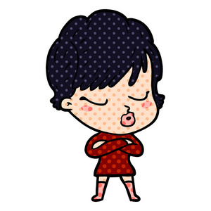 卡通女眼睛图片