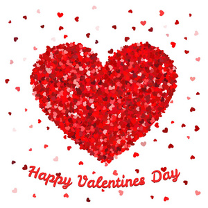 大的心,小小的心灵从爱上爱概念矢量图照片