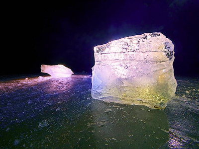 天然冰的形状图片