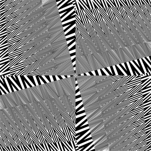 黑白拼色花纹名片设计图片