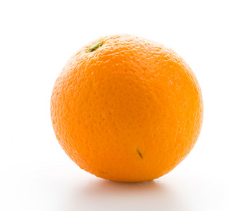 橙白色上孤立