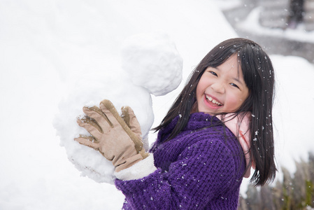 雪地笑脸图图片