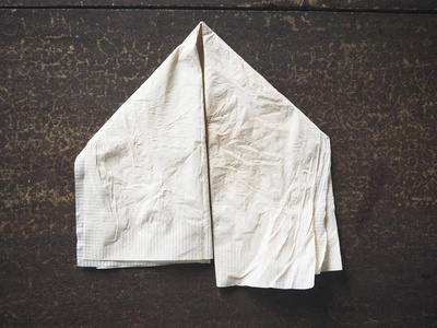 木制背景纸餐巾桩