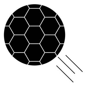 足球气球孤立的图标