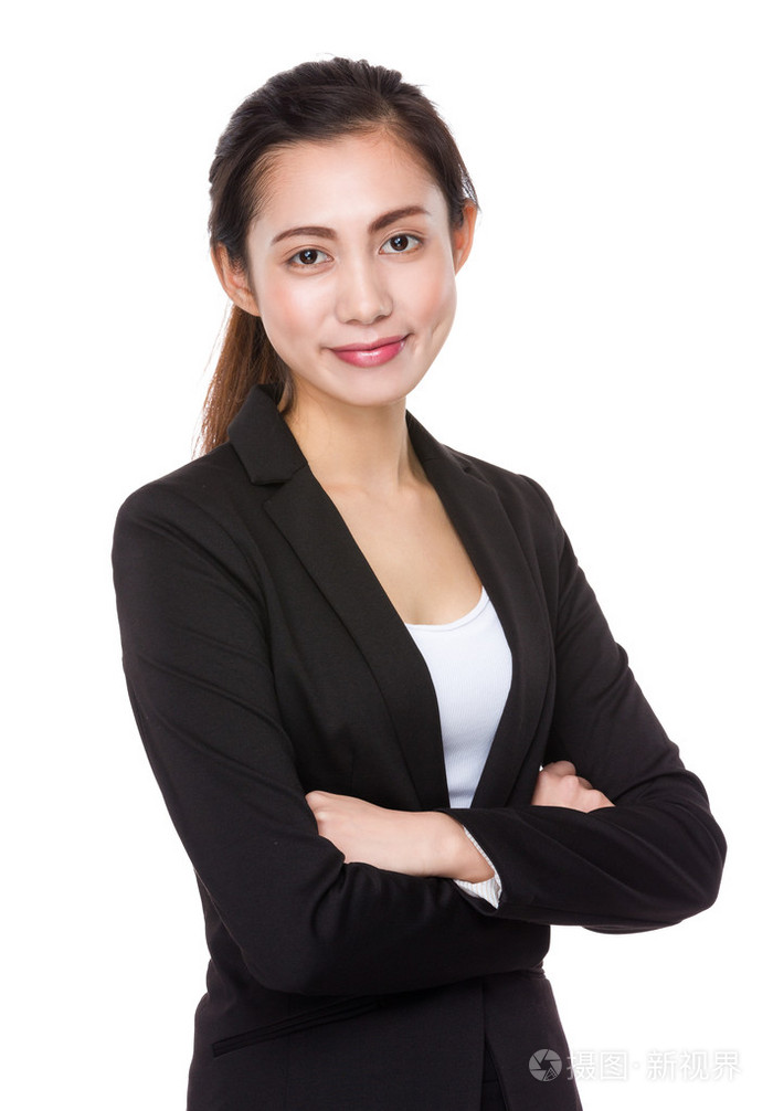 在商务套装的年轻亚洲女商人照片-正版商用图片0bxjxl-摄图新视界