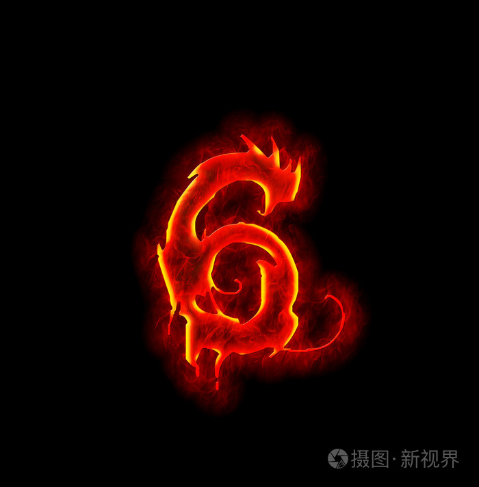 哥特式火字体-6 号