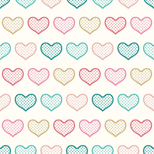 少女心图无缝的心图案照片