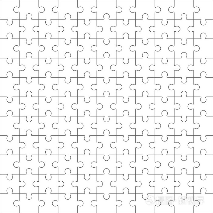 拼图游戏空白模板 11 x 11