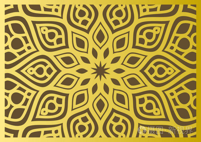 阿拉伯语模式的背景.伊斯兰装饰矢量