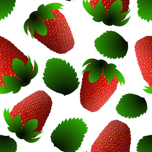 新鲜草莓无缝模式