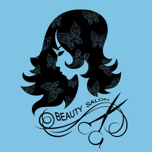 指甲清洁角质层专业剪刀修指甲和修脚图标美发剪刀梳子流行艺术女理发