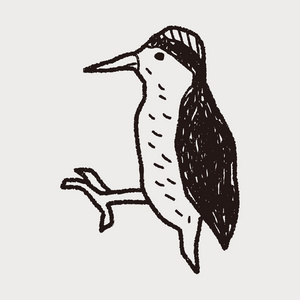 啄木鸟涂鸦