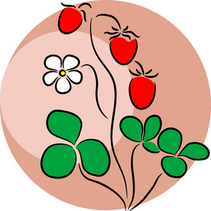 草莓徽标