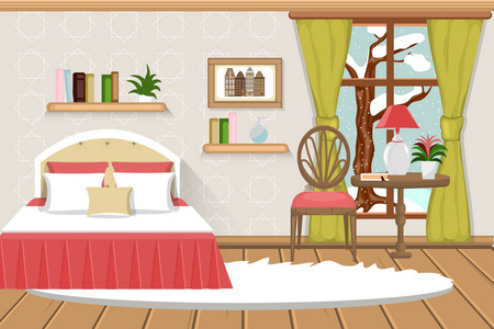 橱柜的卡通图片