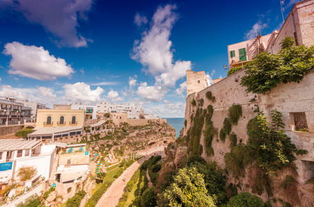 Polignano 一匹母马，阿普利亚