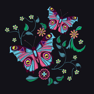 刺绣图案设计照片