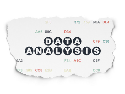 信息概念 撕纸背景数据分析