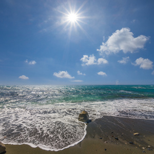 夏季海洋海岸