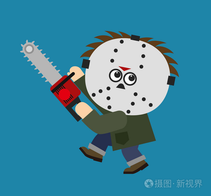 戴着面具的字符连环杀手