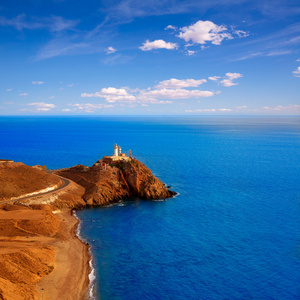 阿尔梅里亚 Cabo de Gata 灯塔地中海西班牙