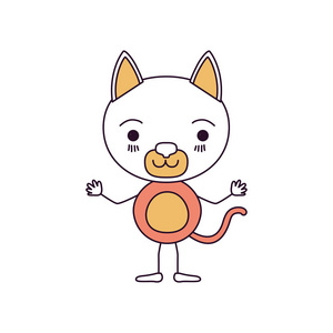 轮廓颜色部分漫画的可爱猫咪吃惊的表情与手了相似素材图片 摄图新视界 轮廓颜色部分漫画的可爱猫咪吃惊的表情与手了相似素材图片 摄图新视界