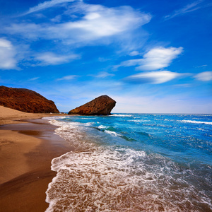 Cabo de Gata 阿尔梅里亚 Playa del Monsul 海滩