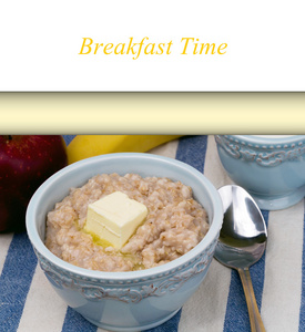 早餐燕麦片黄油自制有机健康食品