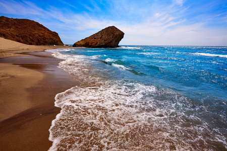 Cabo de Gata 阿尔梅里亚 Playa del Monsul 海滩