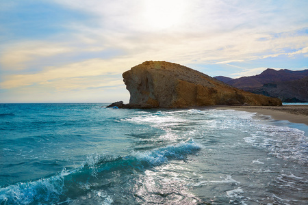 Cabo de Gata 阿尔梅里亚 Playa del Monsul 海滩