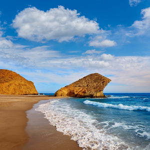 Cabo de Gata 阿尔梅里亚 Playa del Monsul 海滩