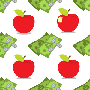 钱和苹果的无缝模式