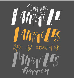 奇迹是在我们周围.