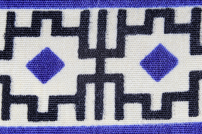 模式的艺术织物