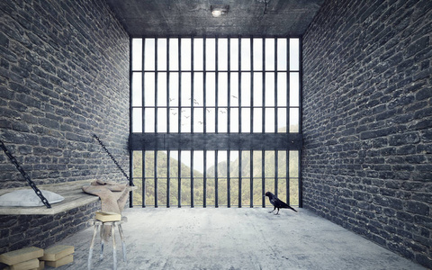 牢房背景图片-牢房背景素材-牢房背景插画-摄图新视界