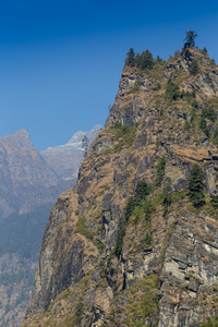 美丽的日落山