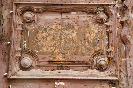 古代的木质门片段