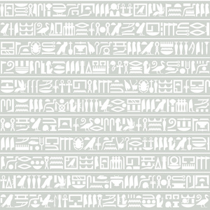 古埃及象形文字装饰背景水平