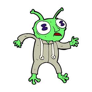 漫画卡通外星人图片