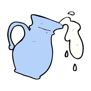 牛奶的款待漫画漫画卡通牛奶罐照片