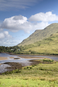 基拉里峡湾湖Leenane，康尼马拉戈尔韦